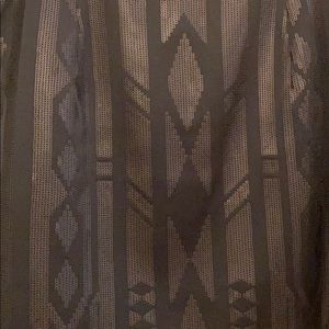 H&M black embossed print skirt